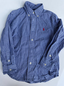 Ralph Lauren Hemd 104 Blau und Weiß kariert