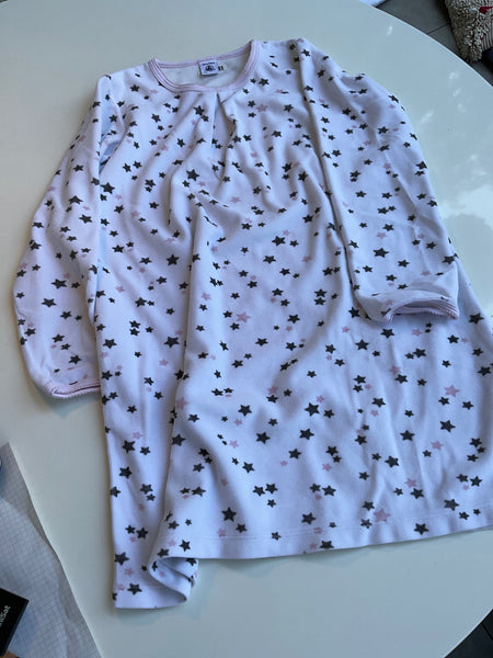 PETIT BATEAU  Nachthemd 140 Weiß / Sterne