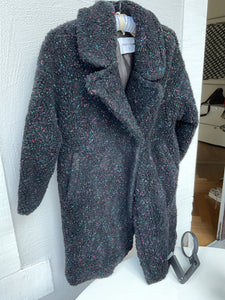 Front Street 8 Mantel 152 Schwarz mit bunten Glitzer