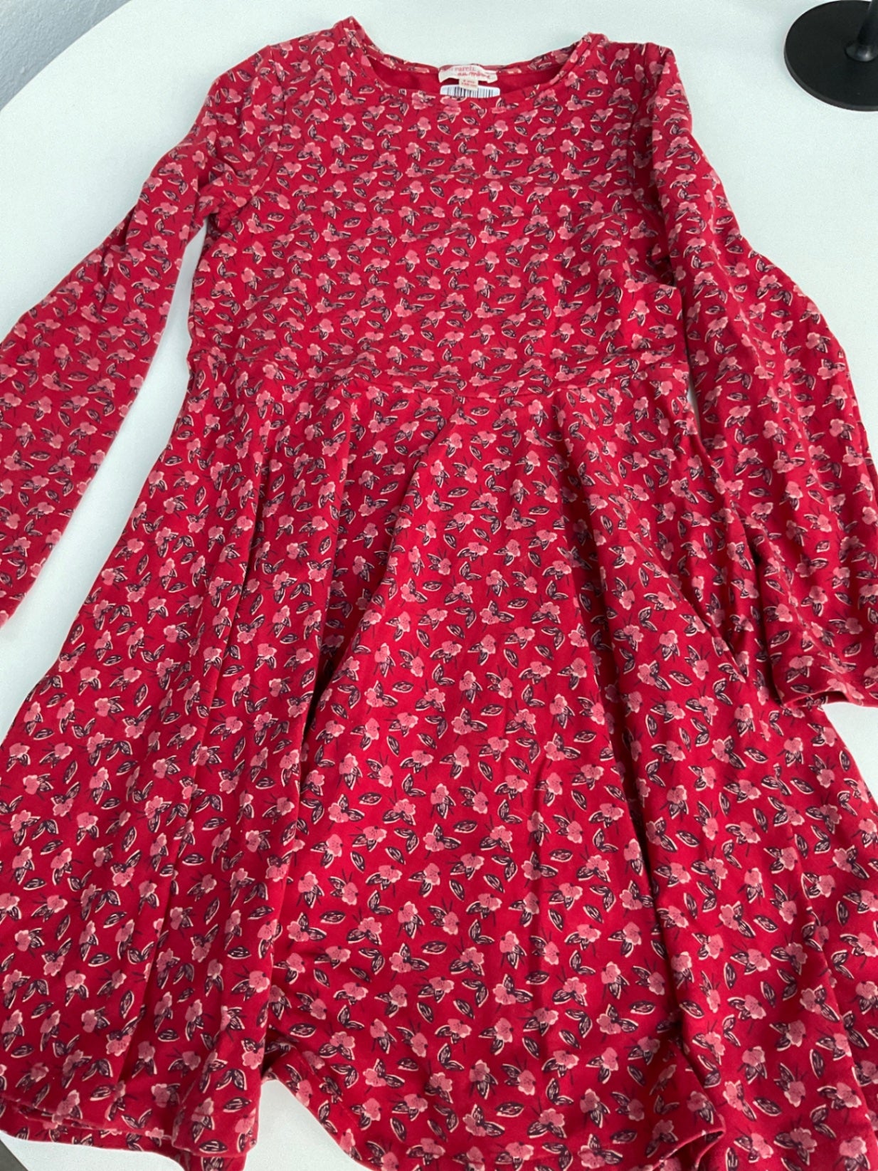 DU PAREIL…au meme Kleid 128 Rot mit 🦋