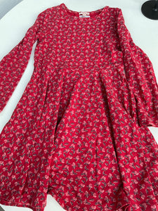 DU PAREIL…au meme Kleid 128 Rot mit 🦋