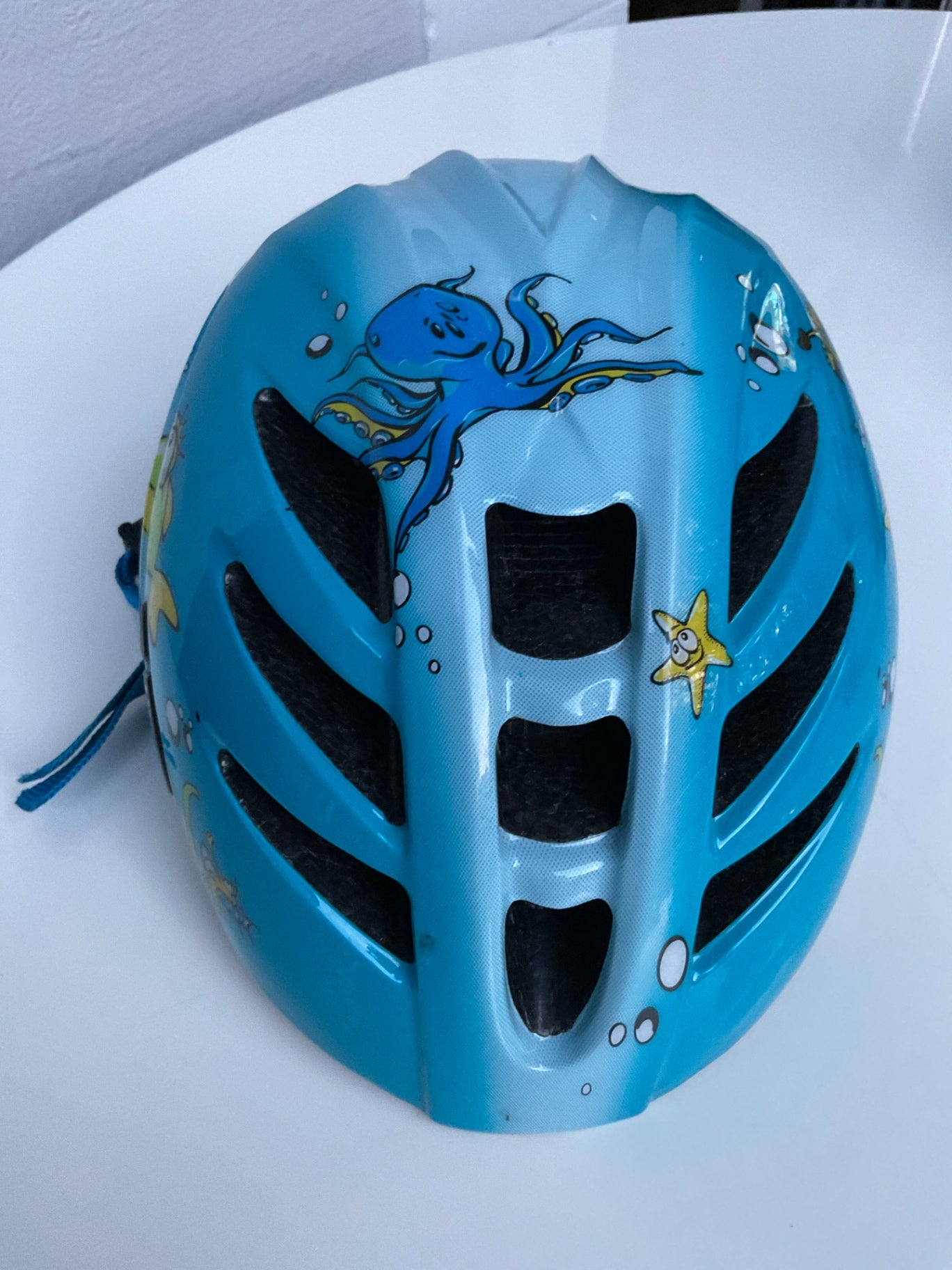 Uvex Helm Sport  Blau / Fische