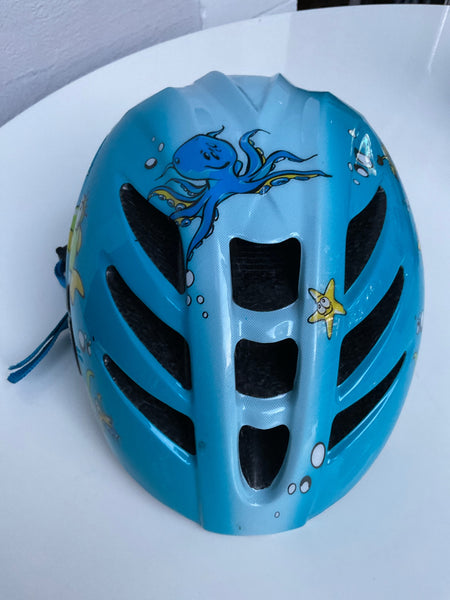 Uvex Helm Sport  Blau / Fische