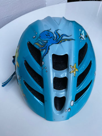 Uvex Helm Sport  Blau / Fische