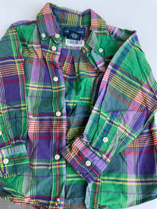 Ralph Lauren Hemd 92 Mehrfarbig (Grün, Lila, Gelb, Rot, Blau)