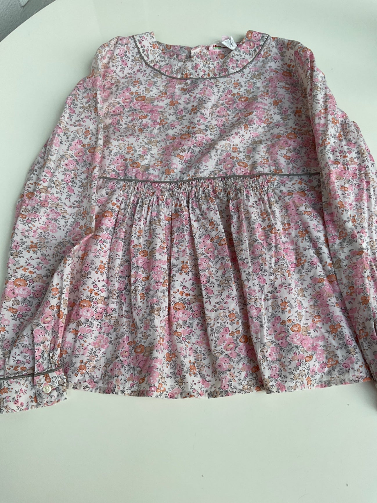 Bonpoint  Bluse 152 Mehrfarbig (mit vorwiegendem Rosa) geblumt