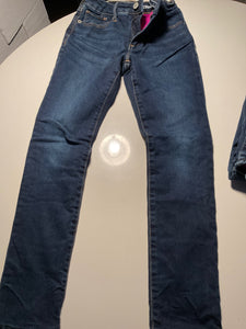 Gap Kids Jeans gefüttert Fleece pink 140 Blau