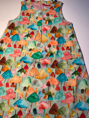 Oilily Kleid  128 Mehrfarbig / Pilze