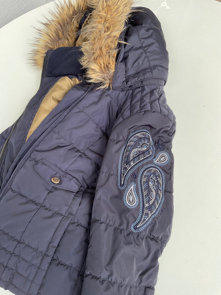 Poivre Blanc Winterjacke mit Kapuze  128 Dunkelblau