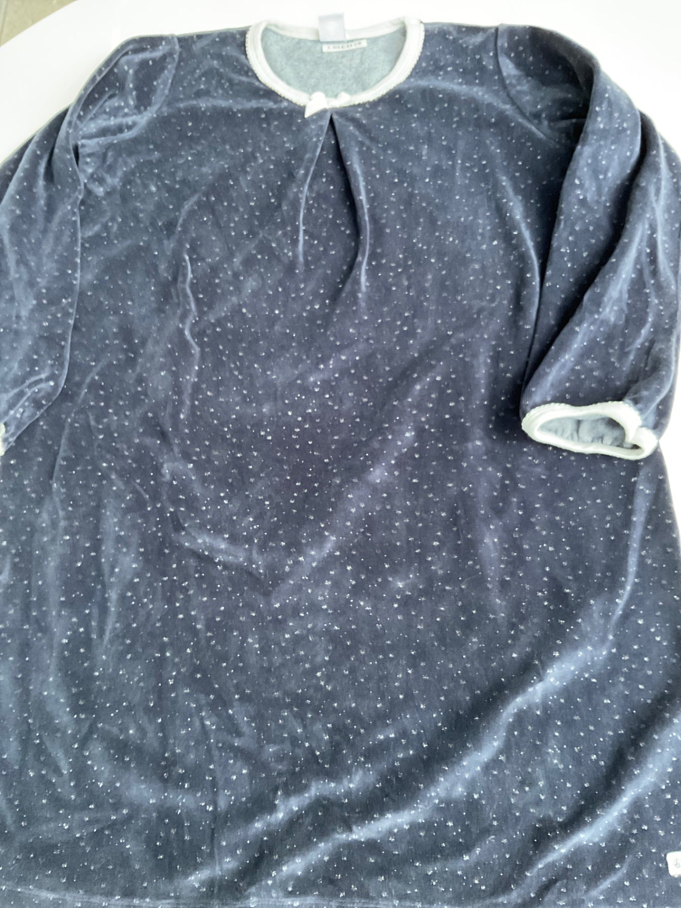 PETIT BATEAU  Nachthemd  152 Blau / Sterne ⭐️