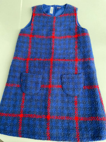 ROOM SEVEN Kleid 140 Blau und Rot