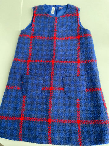 ROOM SEVEN Kleid 140 Blau und Rot