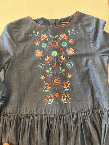 Sergeant Major Kleid 140 blau