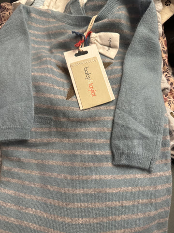 Baby Taylor Strampler 80 Blau Stern
