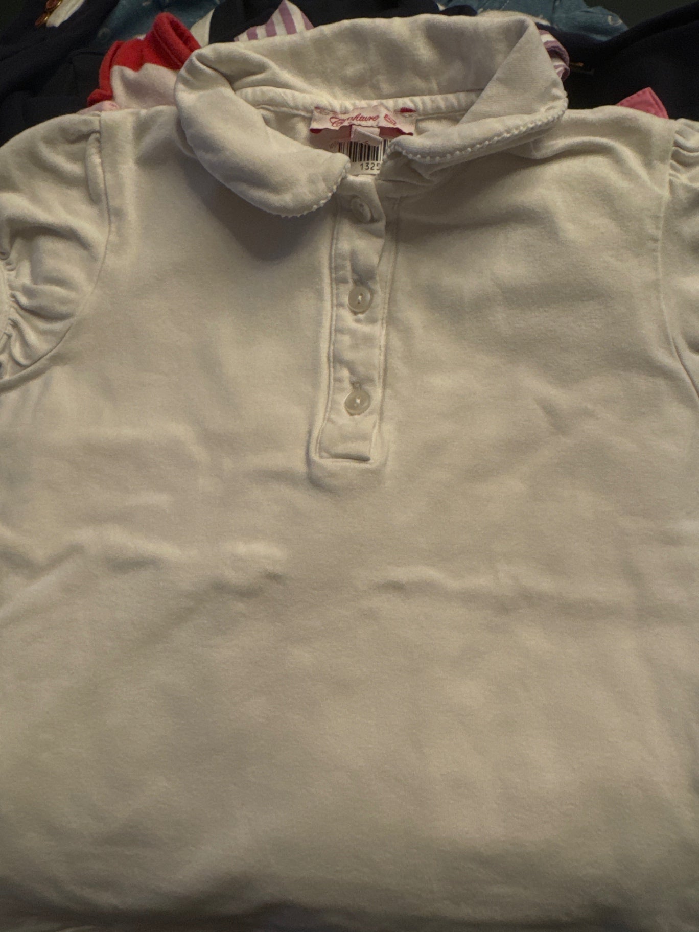 Confiture Poloshirt 68/74 Weiß