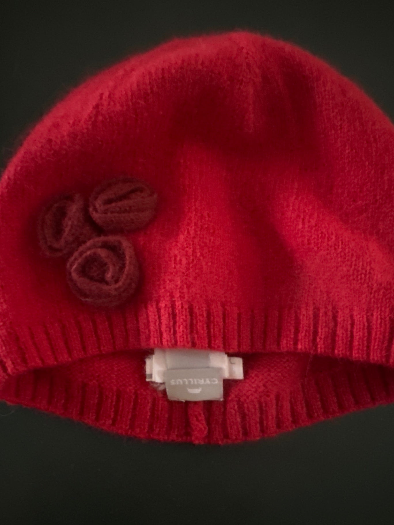 Cyrillus Mütze 55 Rot