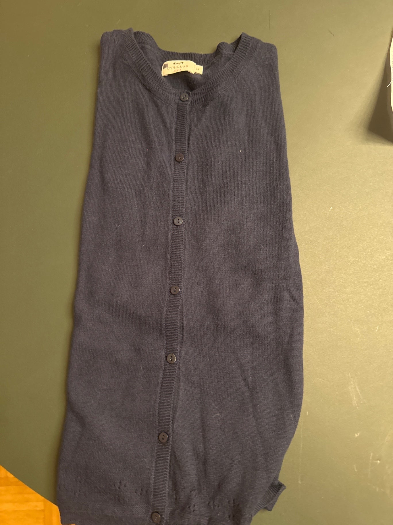 Cyrillus  Cardigan 164 Dunkelblau