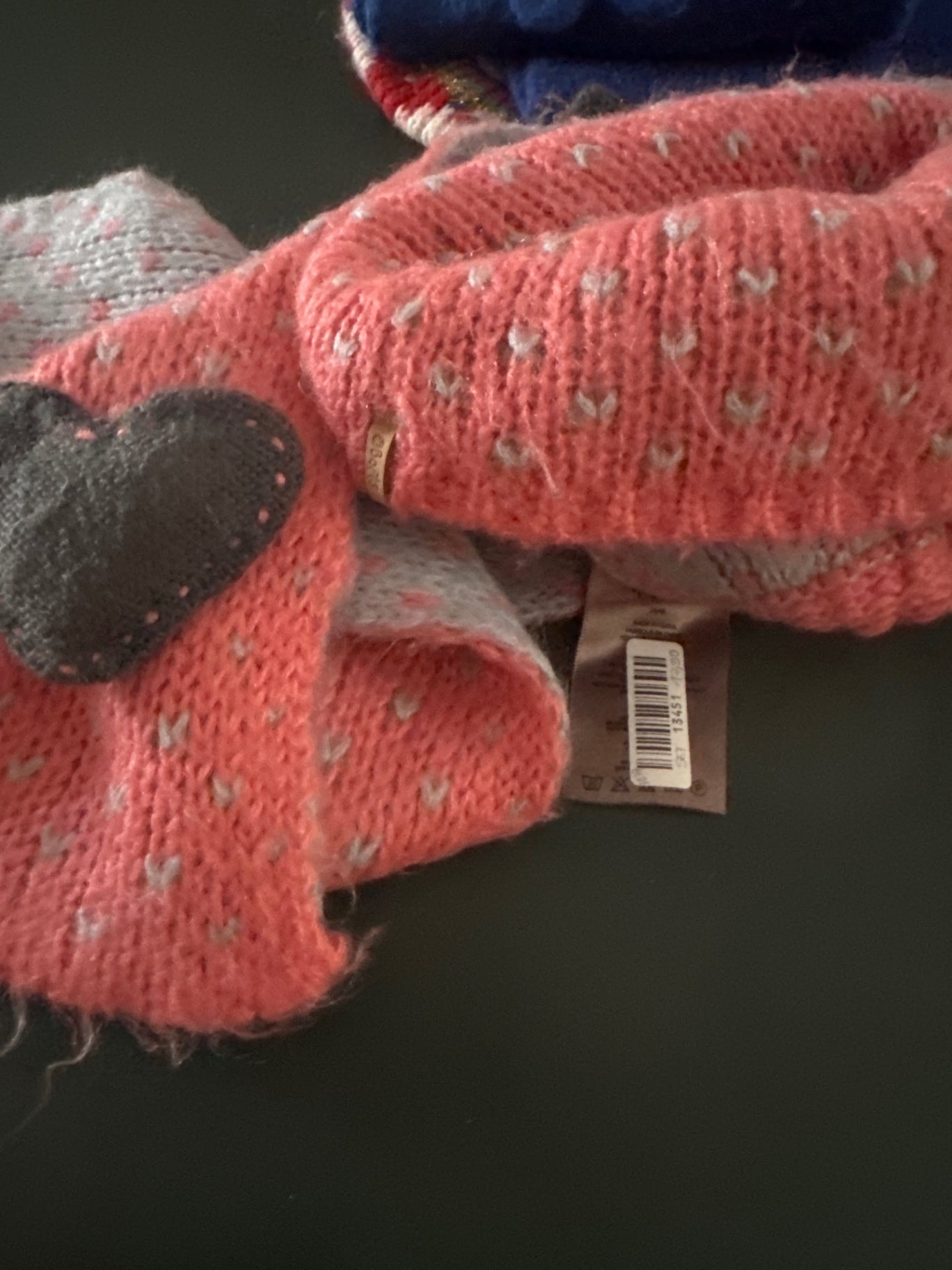 Barts  Mütze und Schal  Rosa, Grau