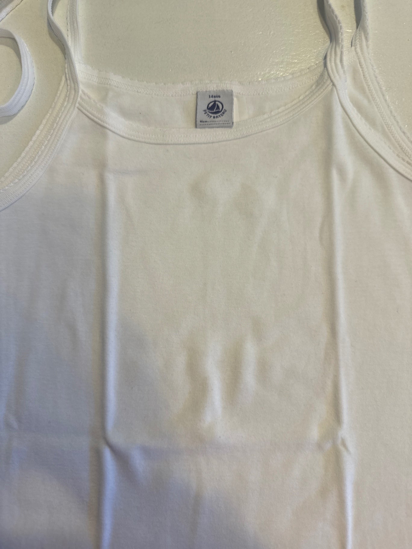 PETIT BATEAU  Tanktop 164 Weiß