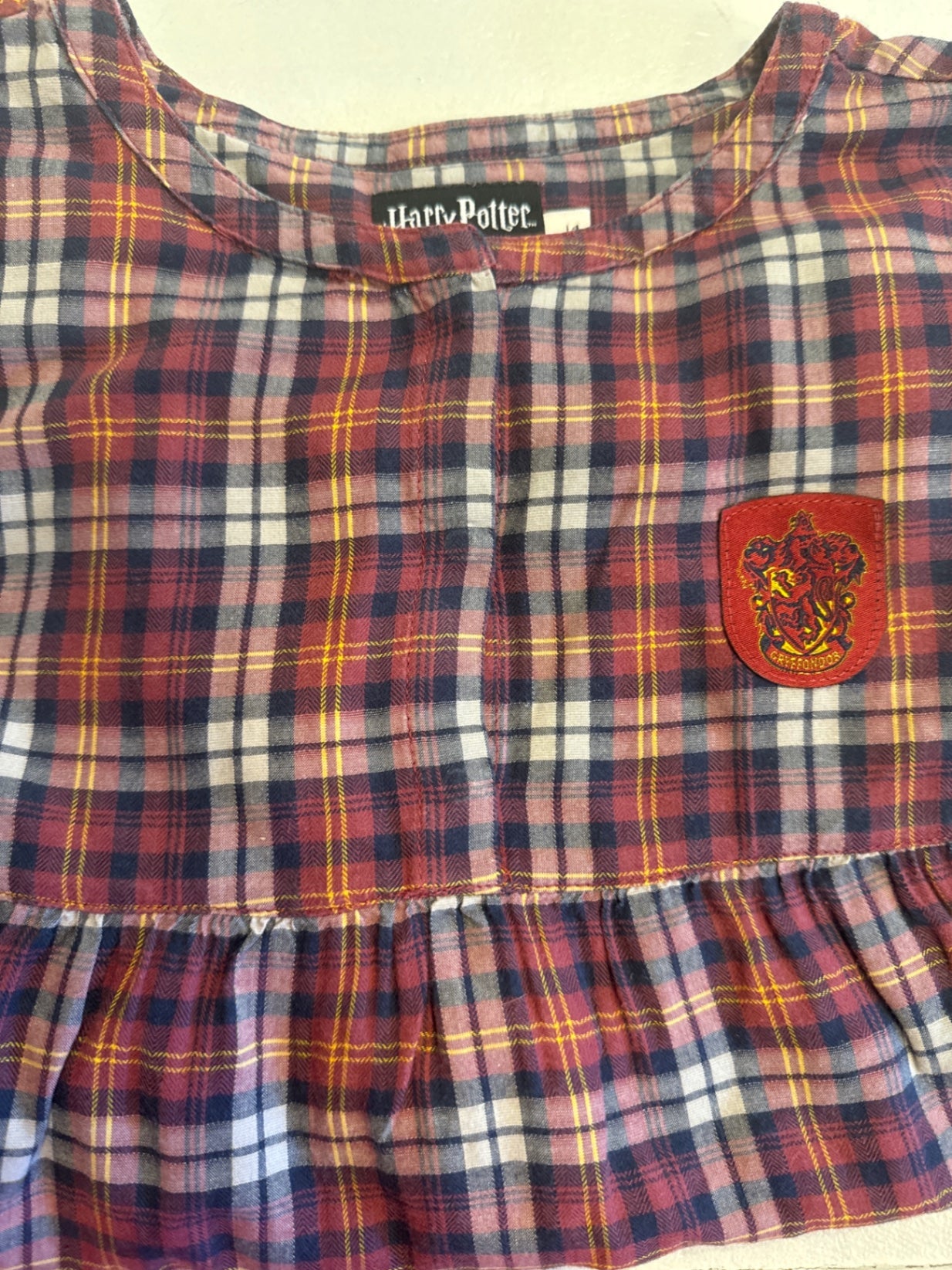 Harry Potter Pyjama *Harry Potter 164 Rot kariert