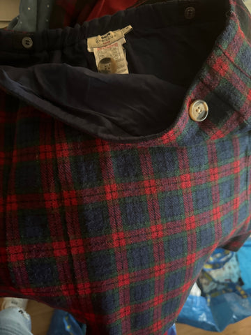 Cyrillus Rock 164 Rot und Blau kariert