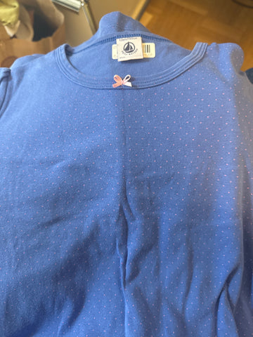 PETIT BATEAU  Pyjamakleid 152 Blau