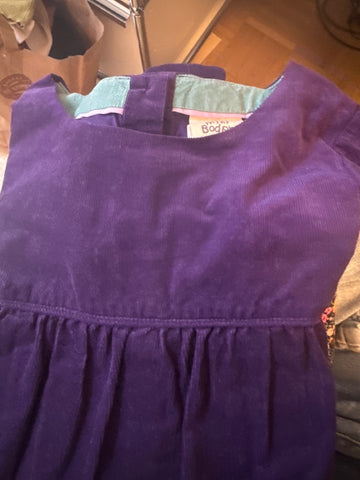 MiniBoden Kleid Samt 134/140 Lila