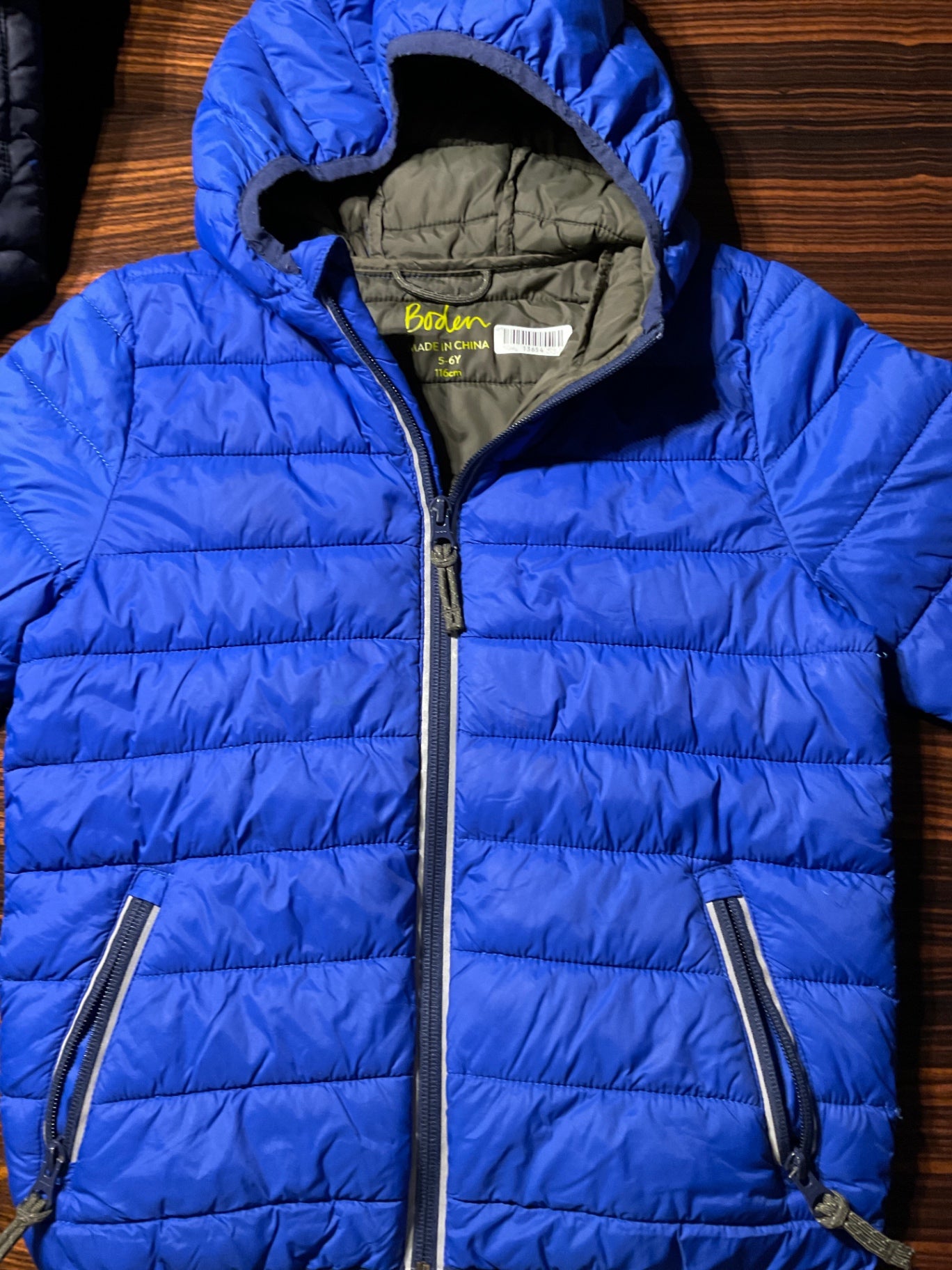Boden Jacke 110/116 Blau
