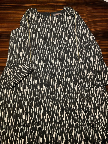 Unbekannt Kleid 140 Schwarz und Weiß