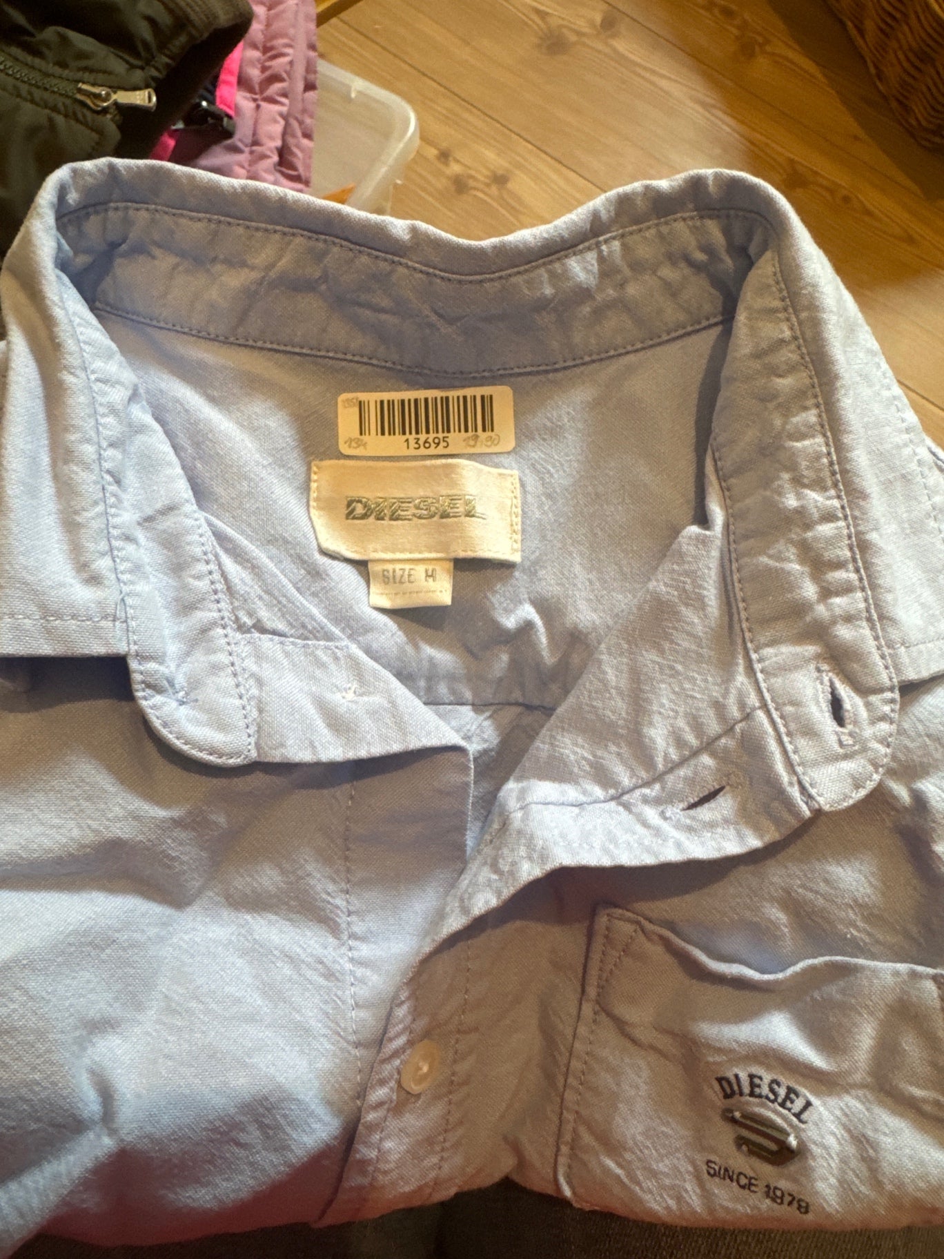 Diesel Hemd 128/134 Blau