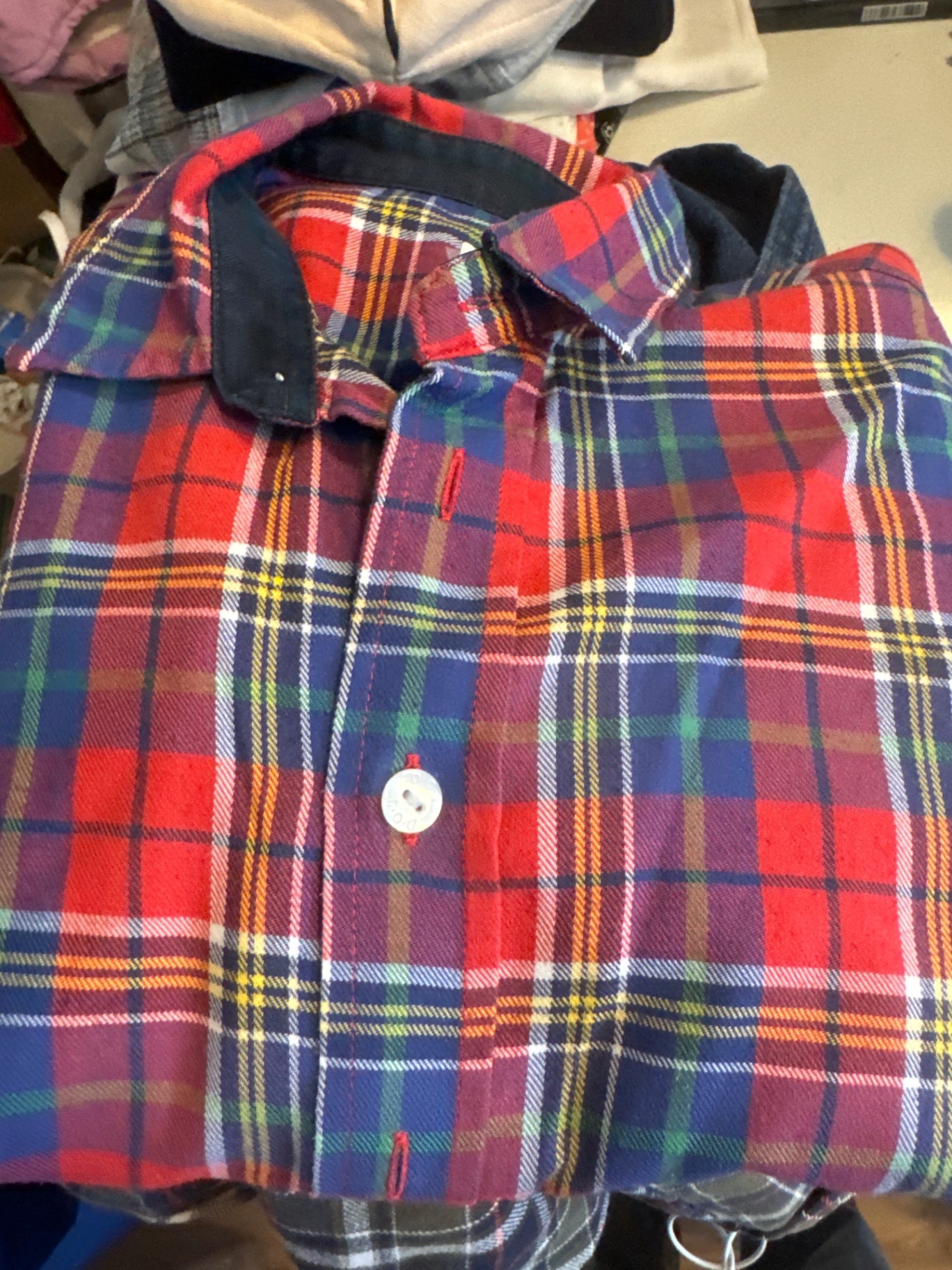 Dot Hemd 128/134 Rot