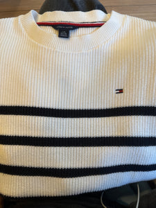 Tommy Hilfiger Pullover 152/158 Weiß und Schwarz