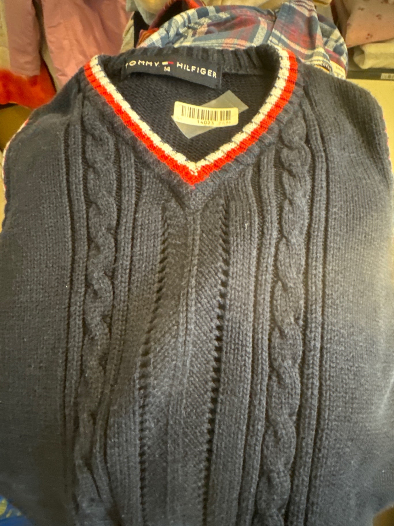 Tommy Hilfiger Pullunder 164 Dunkelblau