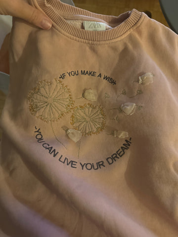 Zara Pullover 122 Rosa