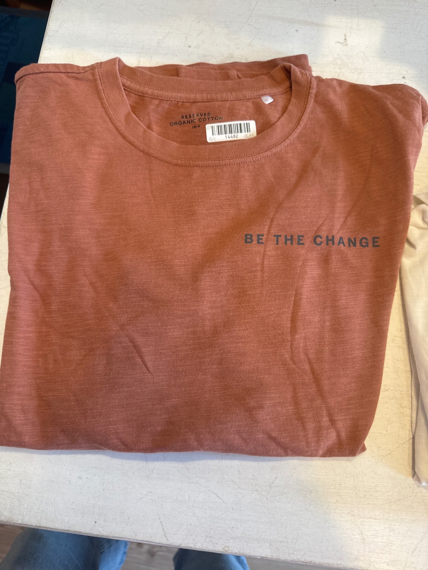 Reserved T-Shirt - Langarm 164 Rostbraun
