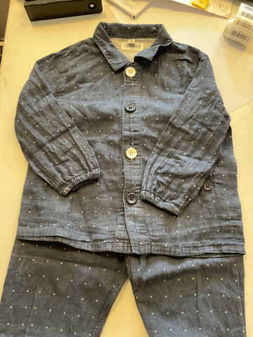 Unbekannt Pyjama 92/98 Blau