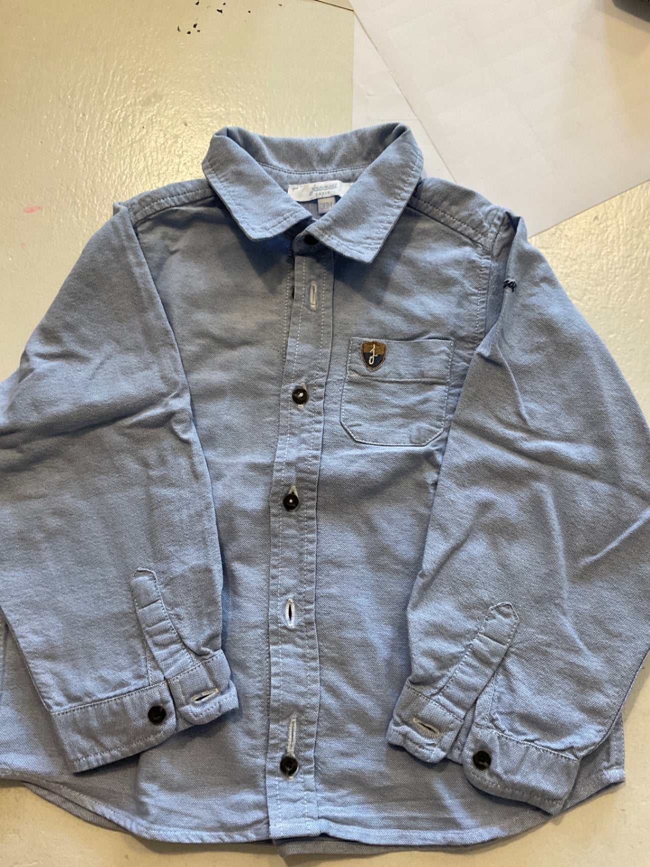 Jacadi Paris Hemd 98 Blau