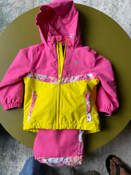 ZIENER Skianzug für Kinder *Set 104 Pink, Gelb und Bunt