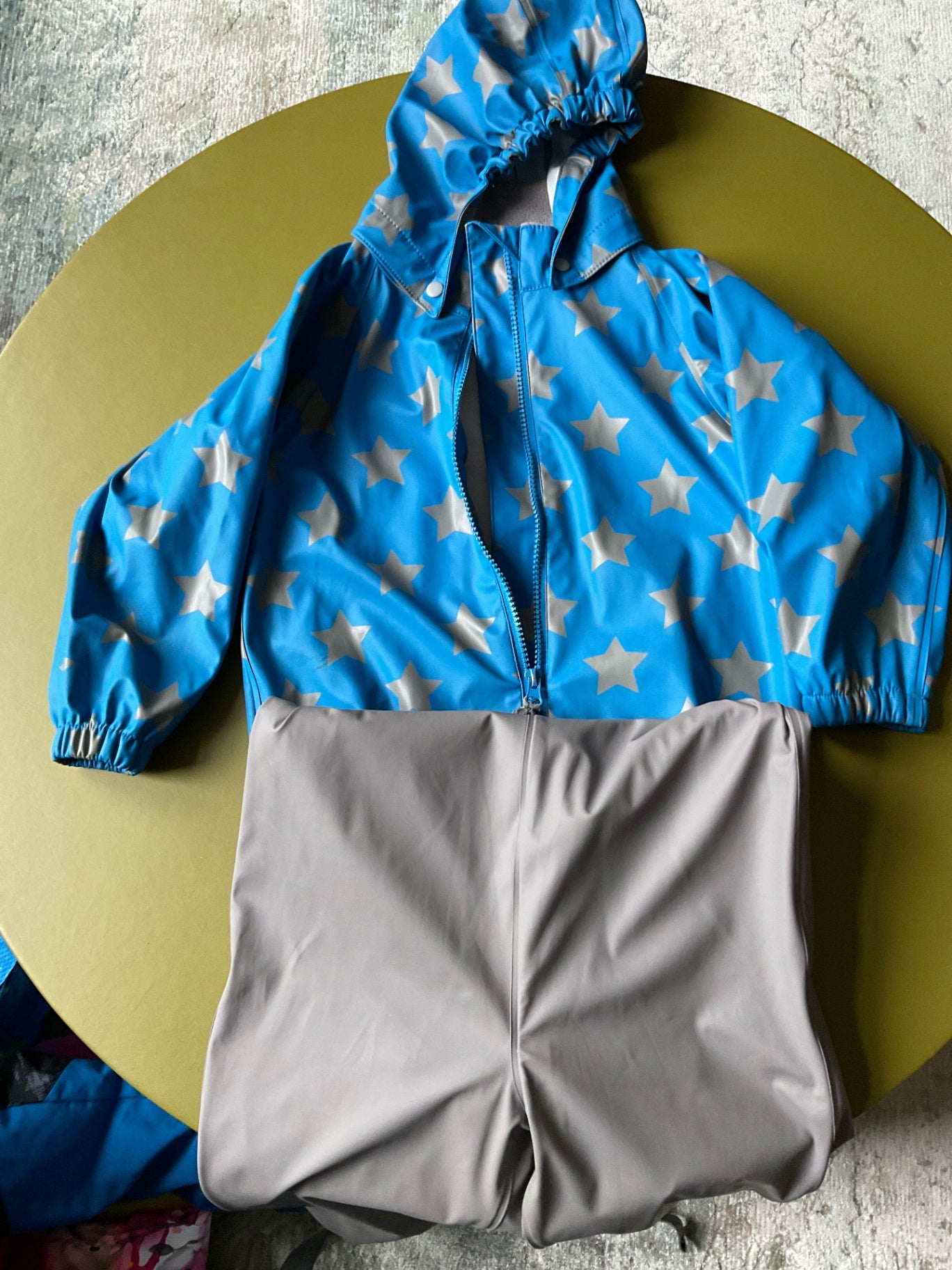 RACOON Regenanzug *Set 104 Blau und Grau