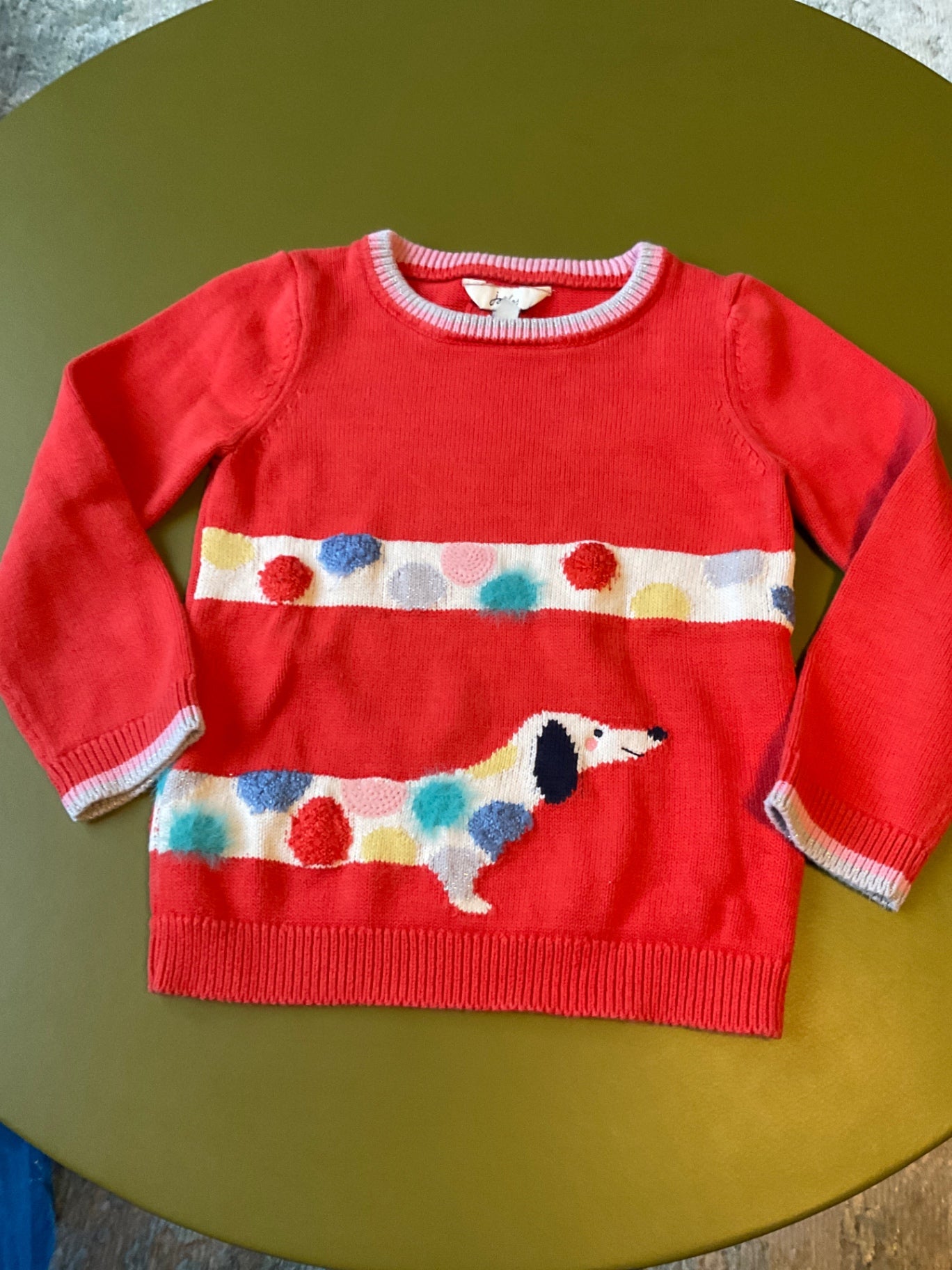 Joules Pullover *Dackel 122 Rot