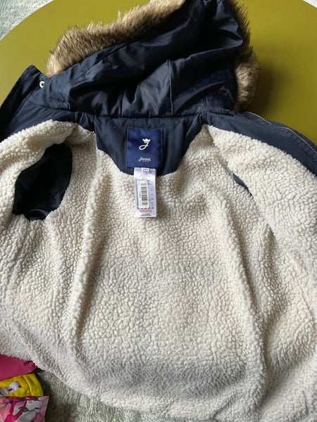 Jacadi Winterjacke mit Kapuze SP 116 Blau