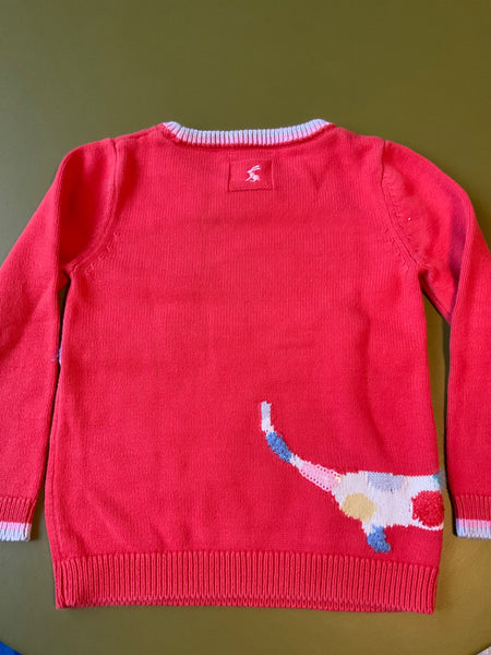 Joules Pullover *Dackel 122 Rot