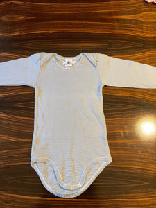 PETIT BATEAU Body 86 Hellblau gestreift