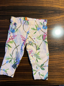 Baker Leggings 80/86 Rosa mit mehrfarbigem Blumenmuster
