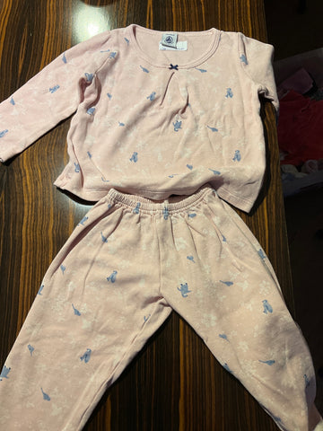 PETIT BATEAU Pyjama 86 Rosa