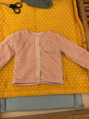 Steiff Daunenjacke/ Wendejacke 68 Rosa