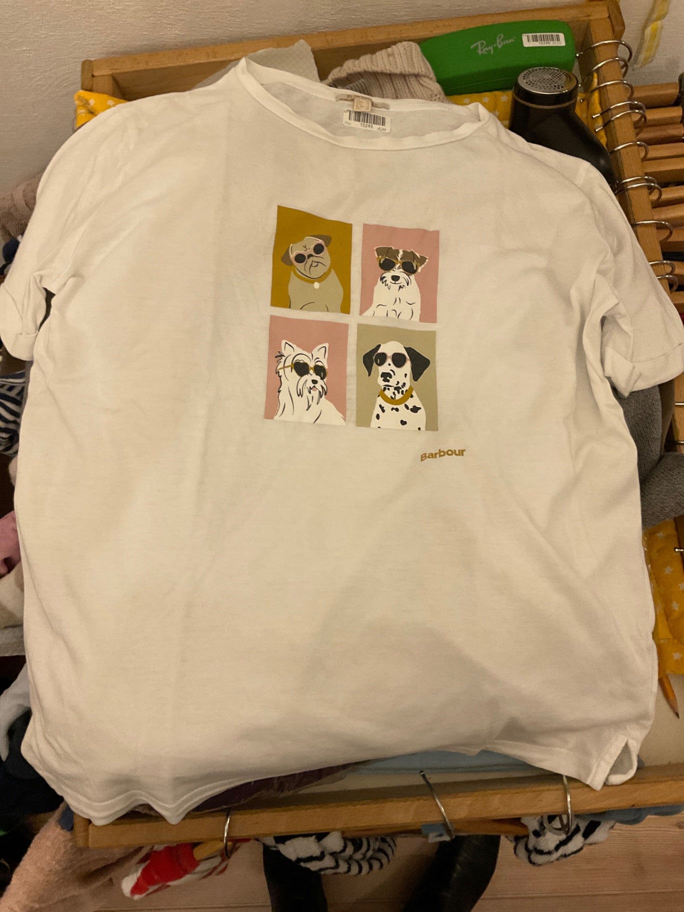 Barbour T-Shirt 140 Weiß