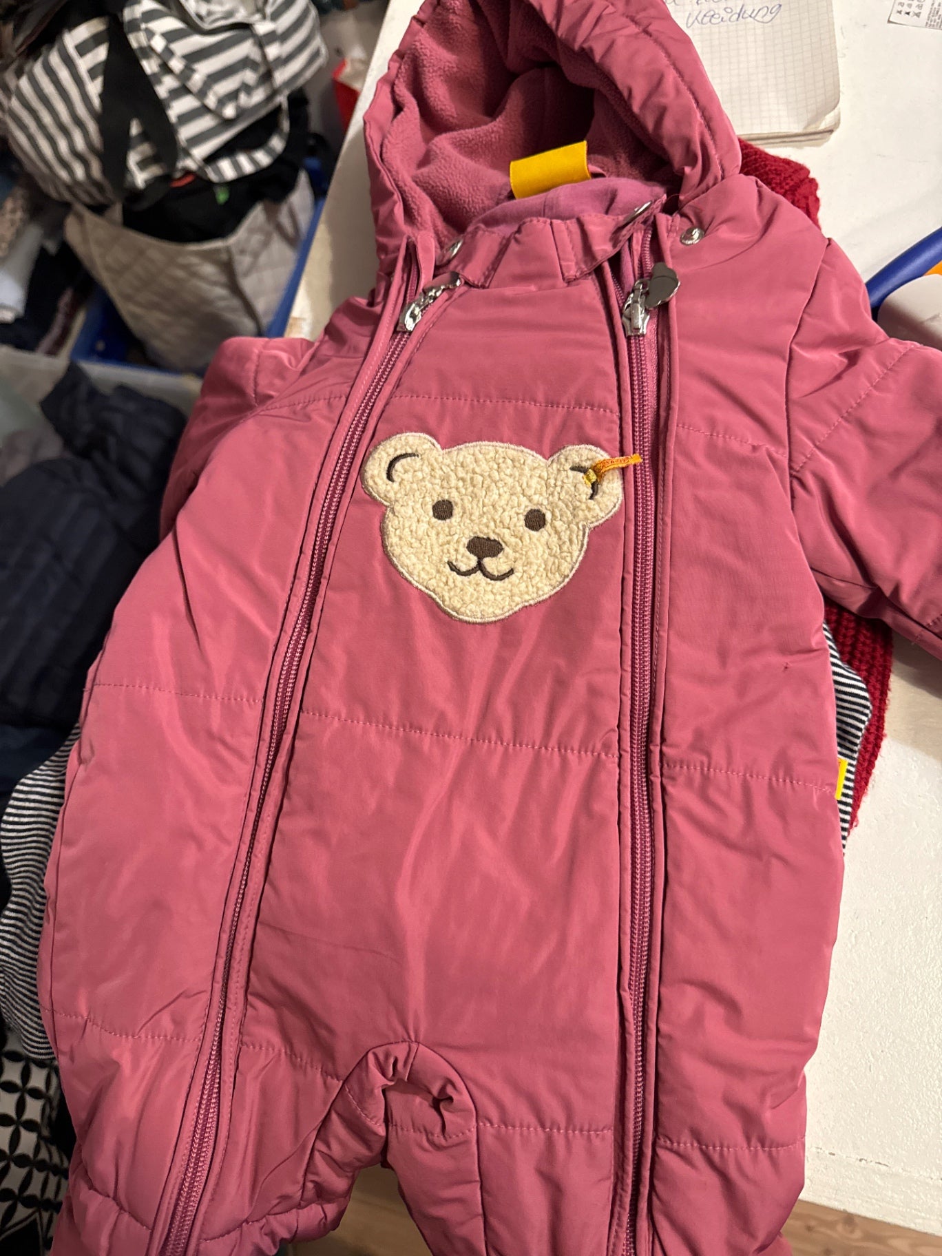Steiff Baby-Schneeanzug 62 Rosa