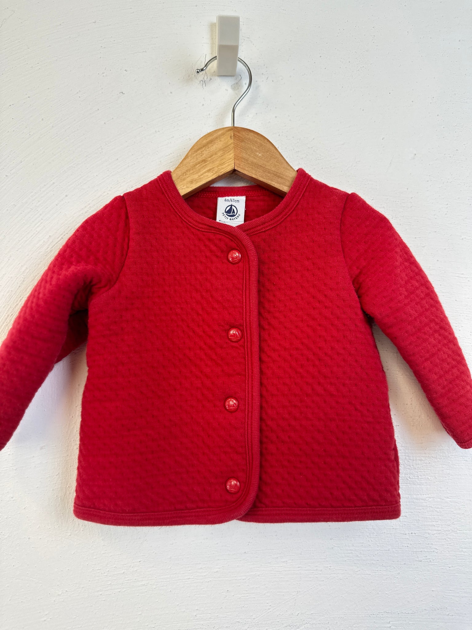 Sweatjacke wattiert Druckknopf - 67 - Petit bateau