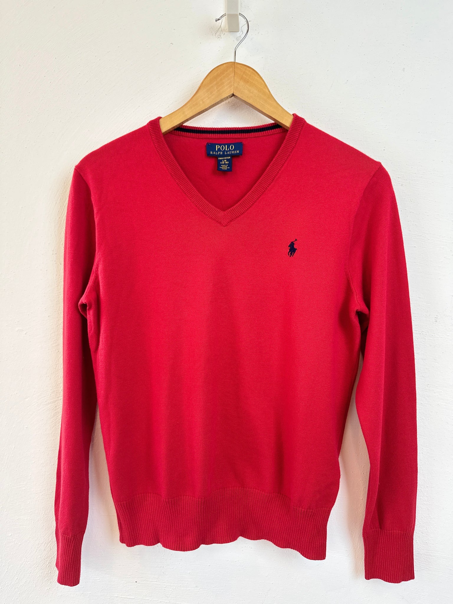 Strick Pulli *v-neck - 164 - Polo